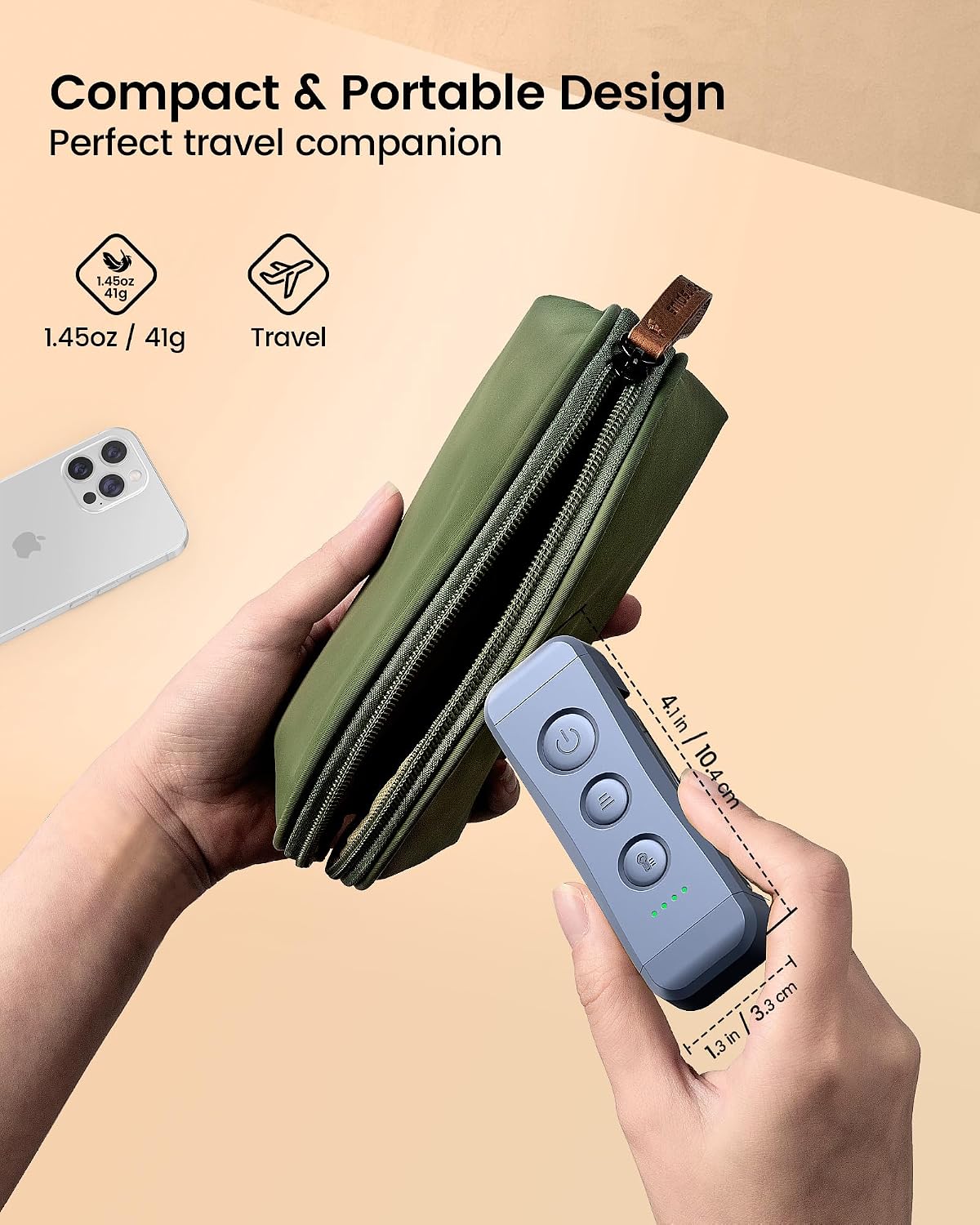 Glocusent USB Rechargeable Book Light for Reading in Bed, LED Reading Light