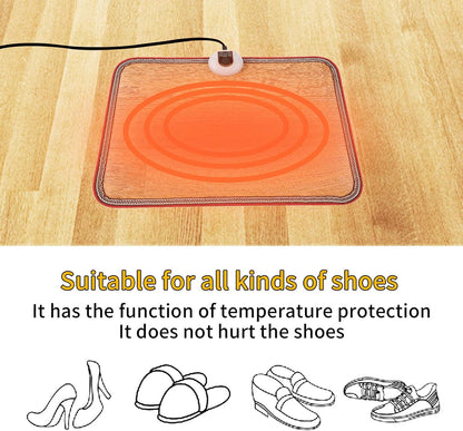 Livtribe Heated Floor Mat for Foot, Carbon Crystal Heated Foot Warmer