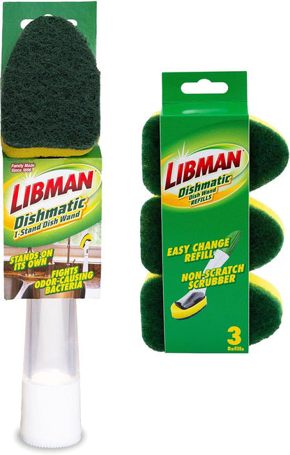 Libman Scrub Brush Kit | Cleaning Brush | Tile & Grout Brush | Small Scrub Brush | Power Scrub Brush | Carpet Brush | Bathroom Scrubber | Boot Scrubber | 3 Different Brushes Included