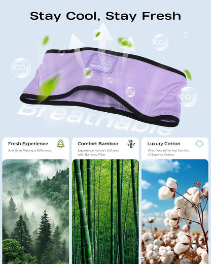 MUSICOZY Sleep Headband Headphone Soft Bluetooth Headphones for Sleeping