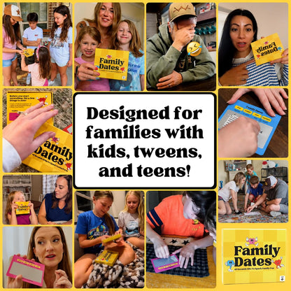 Happy Duo Family Dates – 40 Scratch-Off Family Games & Activities, Ages 4+
