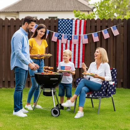 Heated Stadium Seats for Bleachers with Back Support – USB Battery Included - Upgraded 3 Levels of Heat - Foldable Chair - Cushioned, 4 Pockets for Snacks, Cup Holder - for Camping, Games & Sports