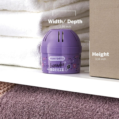 HUMYDRY Moisture Absorber Device, Mini 12-Pack,12.6oz, Green Apple Scent | 2-in-1 Moisture Absorber, Air Freshener Device, Dual-Function, Closets, Bathrooms, Small Spaces, Each Mini Lasts 4 to 6 Weeks