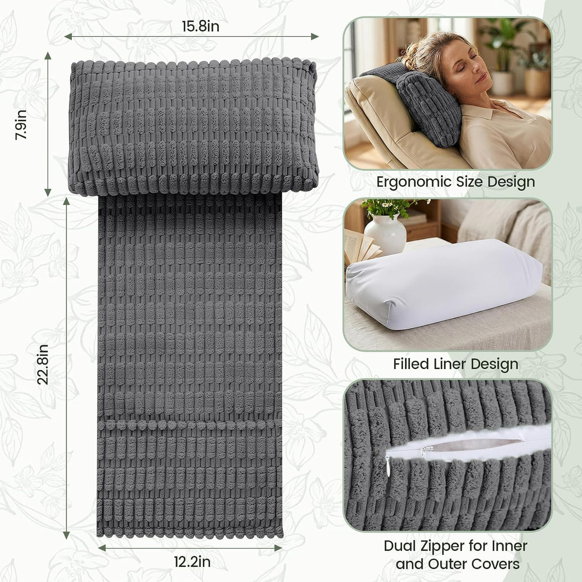 Recliner Pillow, Adjustable Neck Pillow for Recliner
