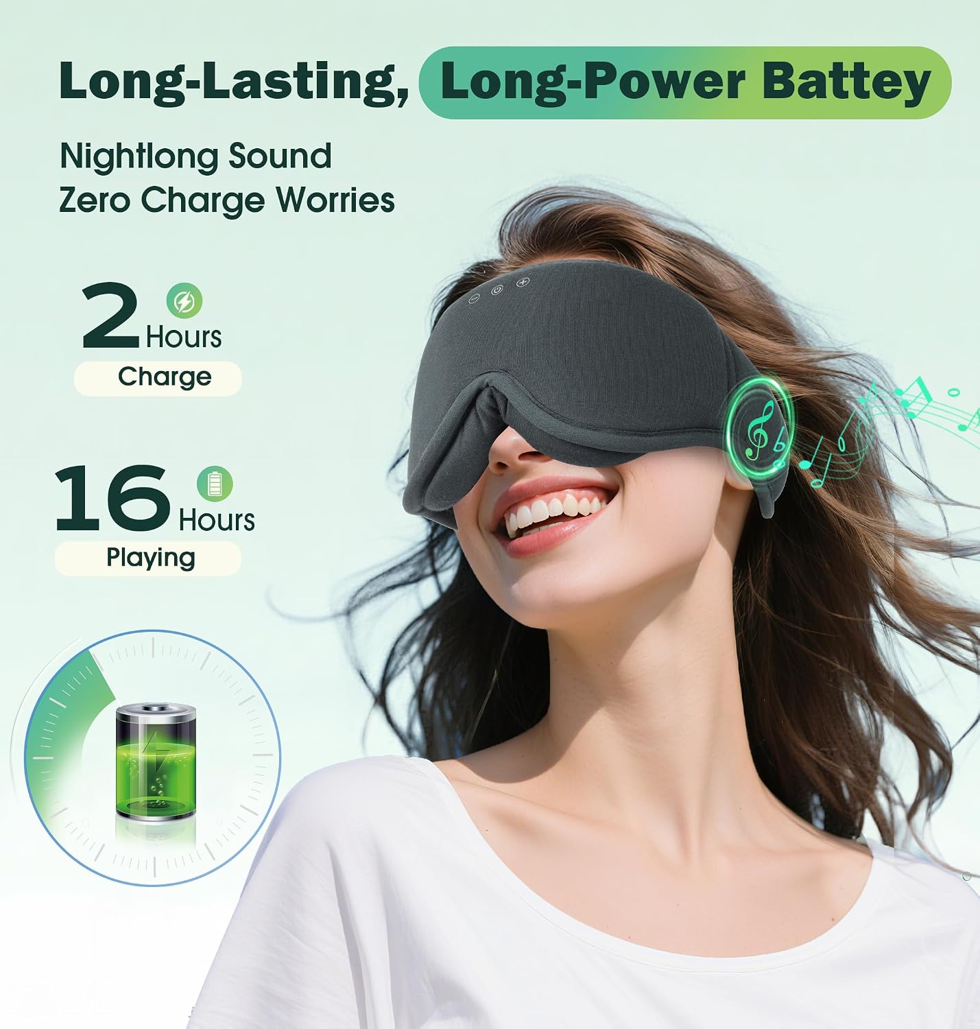 Sleep Mask with Headphones Bluetooth 5.4, LC-dolida Wireless Music Eye Mask for Sleeping Headphones with Soft Bamboo Cotton Cooling Breathable,Ultra-Thin Stereo Speaker for Side Sleepers-Khaki