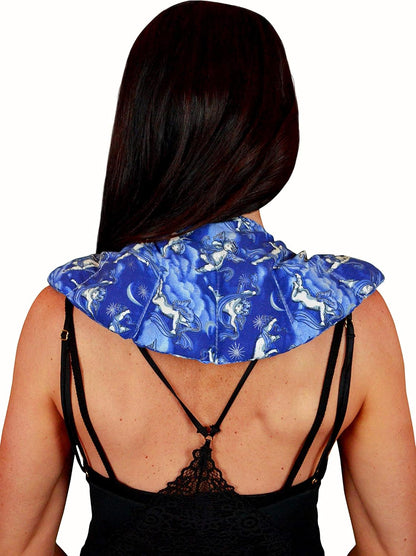 Nature's Approach Aromatherapy Shoulder Wrap, Angel | 12-herb rice & flaxseed shoulder wrap for hot or cold therapy, microwave and freezer safe