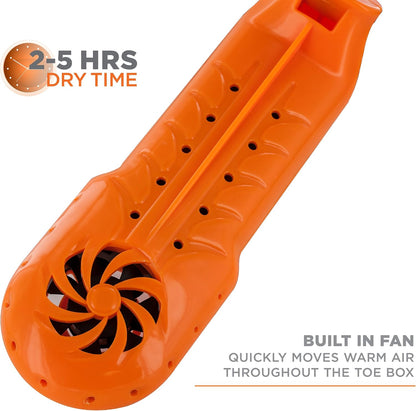 DryGuy Travel Dry DX Boot Dryer and Shoe Dryer, Orange & Black