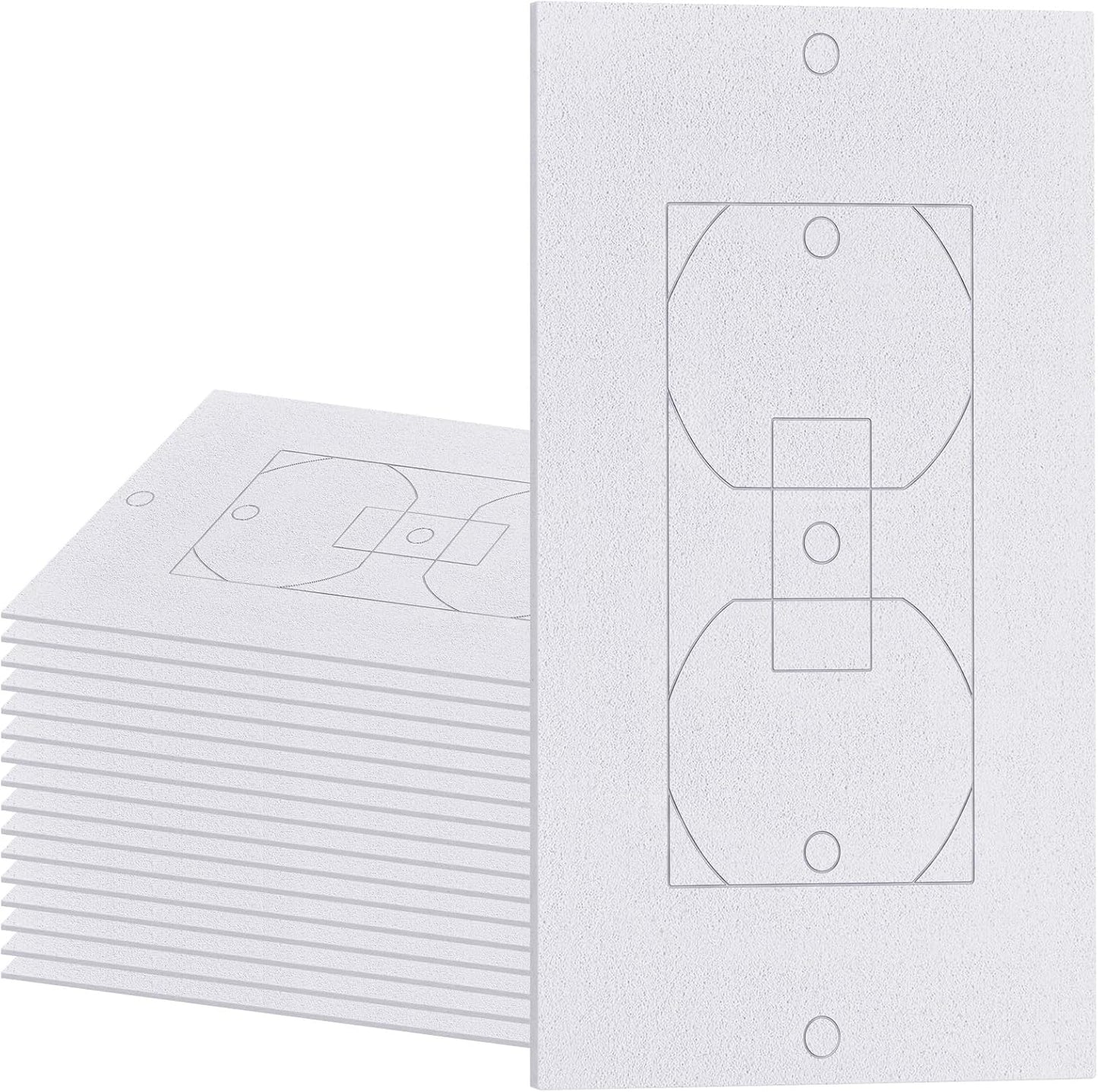 50 Pcs Outlet Insulation and Draft Sealers Foam Insulation Pads