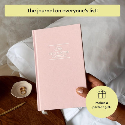 Intelligent Change The Five Minute Journal - Original Daily Gratitude Journal for Women & Men - Mindfulness, Happiness & Daily Reflection - Undated Planner - Affirmation Journal - Gifts for Women