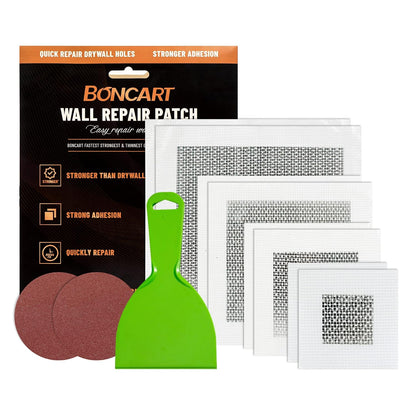 Drywall Repair Kit, 2-Pack Wall Mending Agent, Wall Spackle with Tools | Includes Scraper and Sandpaper. For Wall Surface Hole Fill, Quick And Easy Solution.