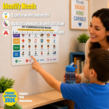Morning Routine Chart for Kids – Step-by-Step Visual Schedule (9x12 Laminated) | Self-Care Educational Chart for Children, Special Needs & Autism – Morning Routine Support – English
