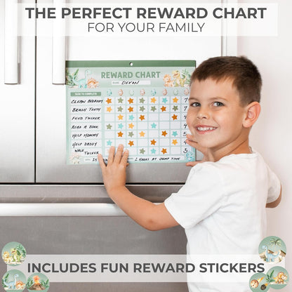 ZICOTO Fun Magnetic Reward Chart for Kids - Unicorn Chore Chart for Girls | Motivational Behavior and Responsibility Tracker with Stickers Encourages Good Habits at Home - Creates a Fun Daily Routine