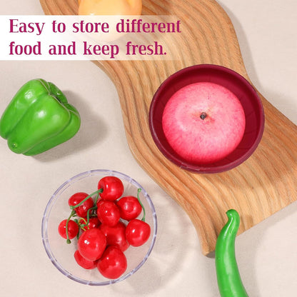 Reusable Onion & Tomato Storage Containers, Fruit and Vegetable Keeper Saver for Fridge Onions Keeper for Refrigerator Onions Holder Storage Vegetable Crisper Makes Food Stays Fresh Longer