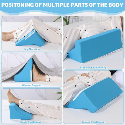 ROYALAY Blanket Lifters for Foot of Bed, Foot Tent Blanket Support Holder for Surgery Recovery, Foot Block Pillow Cradle Tent Sleep Support Supplies for Foot, Ankle, Leg, Knee, Toes Pain(S)