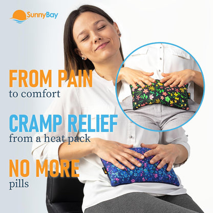 SunnyBay Heating Pad, Neck and Shoulder Wrap, 6x11 inch, Pink