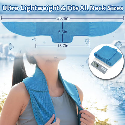 Widened Cooling Neck Wraps Long Lasting Neck Ice Pack Wrap