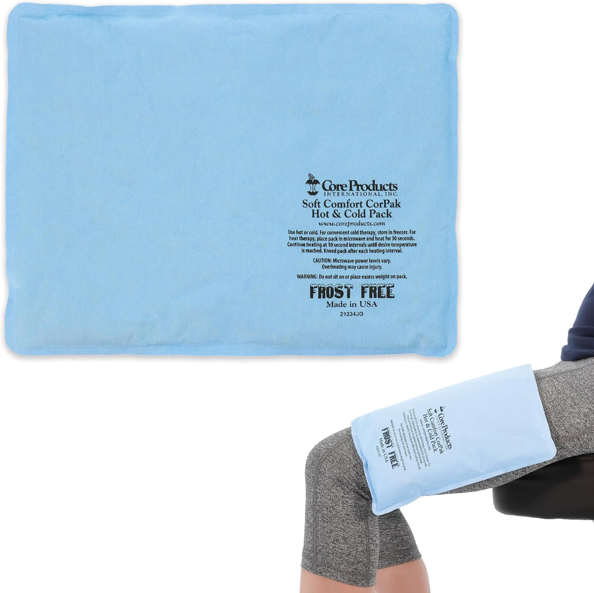 Reusable Hot & Cold Therapy Pack for Knee Back & Shoulder Pain-Trisectional
