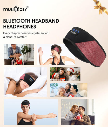 MUSICOZY Bluetooth 5.4 Sleep Headphones Headband Sports Wireless Audio