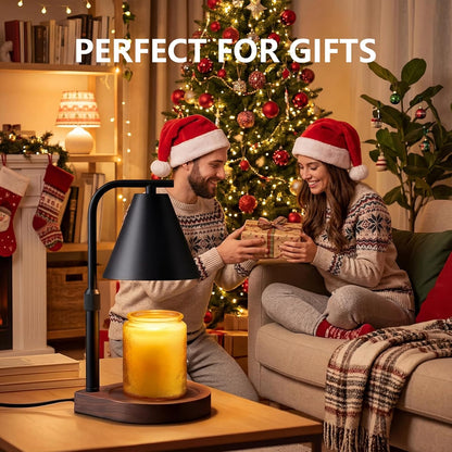 Candle Warmer Lamp with Timer & Dimmer- Electric Wax Melt Warmer with Adjustable Height for Scented Candles, Home Décor Fragrance and House Warming Birthday Gifts for Women Mom