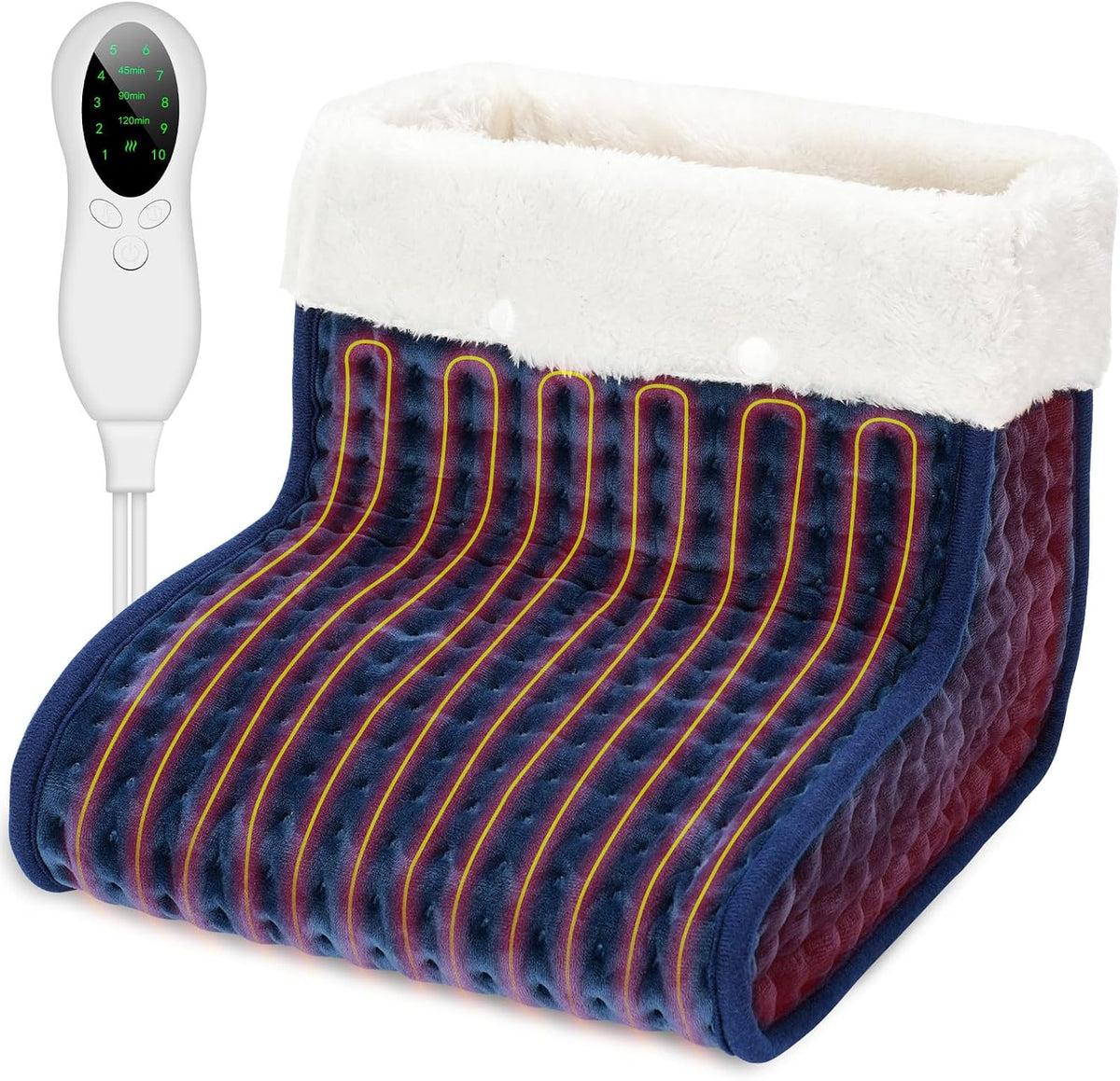 CYFIE Foot Warmer Under Desk - Electric Heating Pad for Women Men