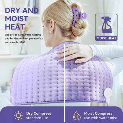 Heating Pad for Back, Neck & Shoulders Pain Relief