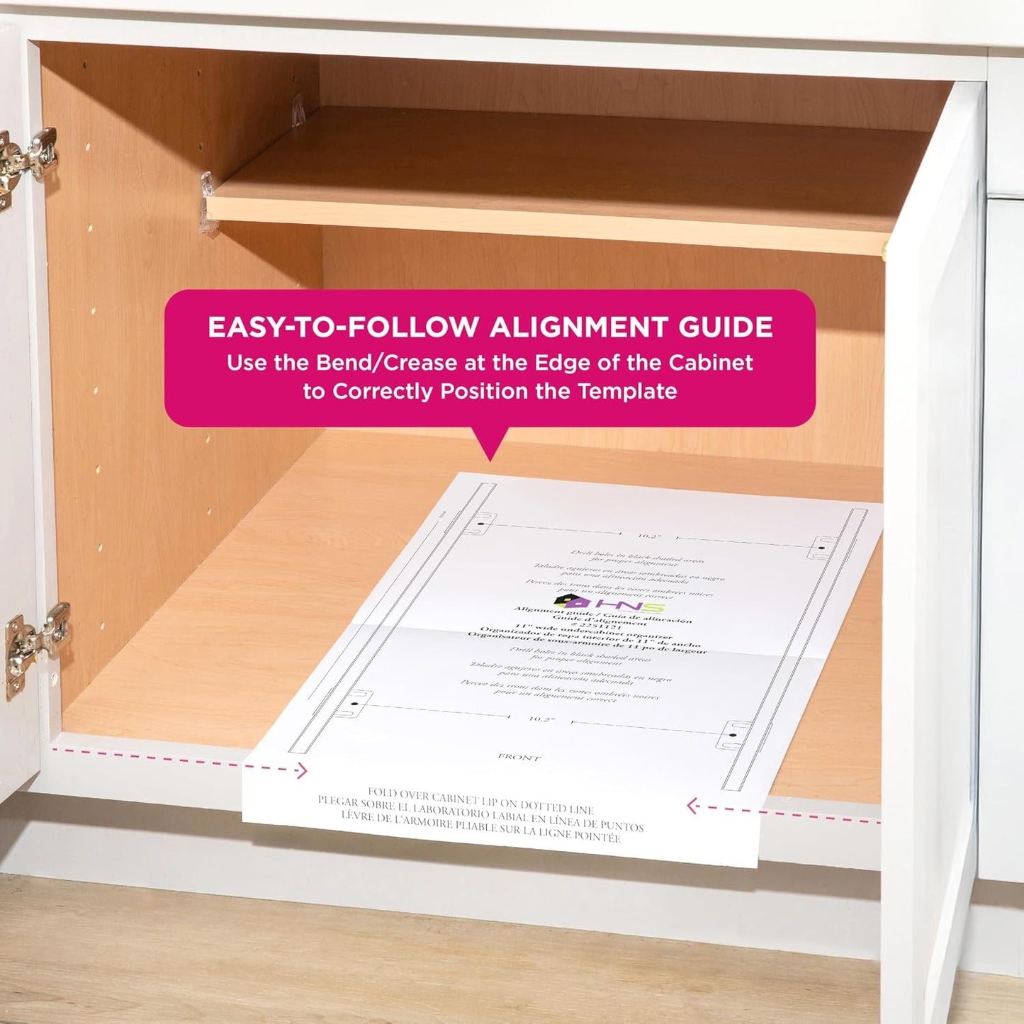HOLDN’ STORAGE Pull Out Cabinet Organizer, Pantry Drawer, 14"W x 21"D x 5"H | Heavy-Duty Full-Extension, Roll Out Shelf for Pots, Pans & Under Sink Storage, Chrome, Require a 15.25"W Cabinet Opening