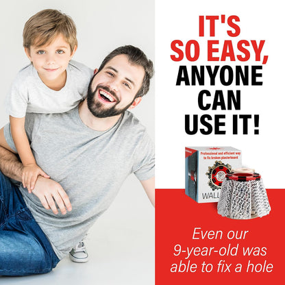 Innovative Drywall Repair Kit - 2 inches plus Hole Patch, Spackle Wall Repair, Drywall Patch Filler for Easy Wall Fixes - No Dry Wall or Tape needed