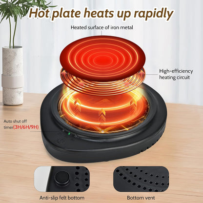 ASAWASA Candle Warmer with Timer Coffee Mug Warmers for Large Jar