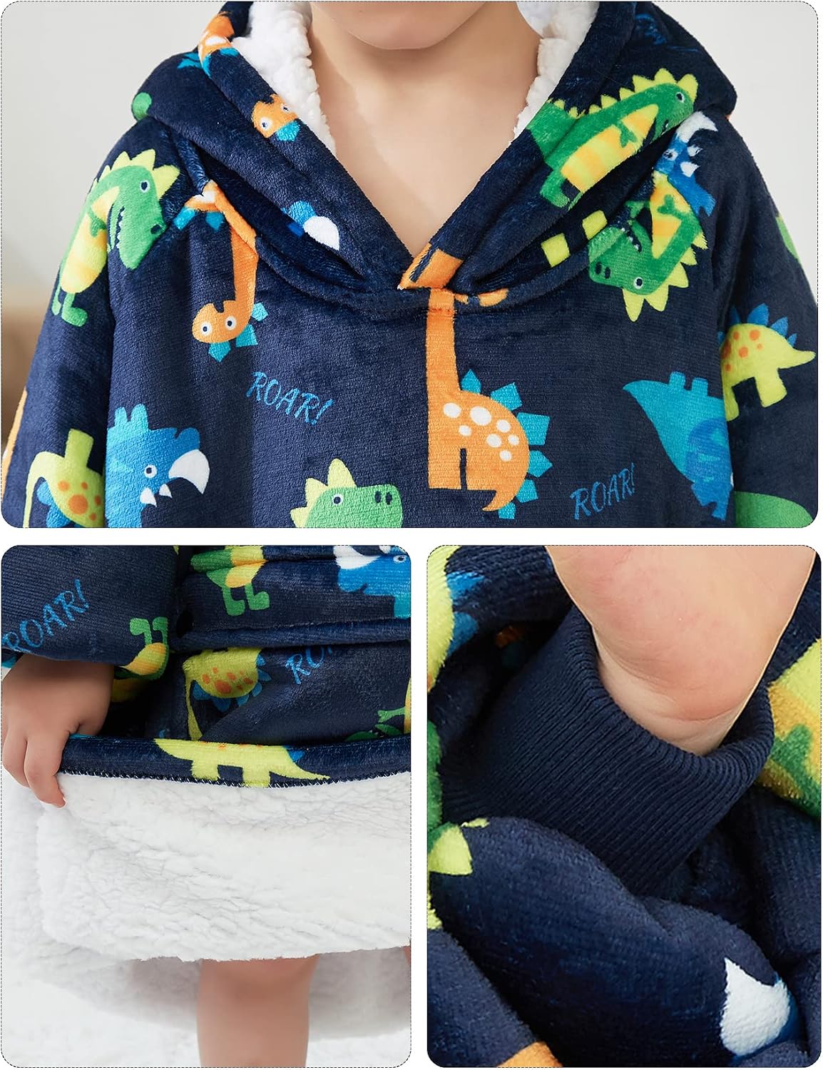 Wearable Blanket Hoodie for Adults With Pocket Strawberry Hoodie | Sherpa, Fuzzy Blanket Hoodie, Oversized Sweatshirt Blanket, Kangaroo Pouch, Cute Birthday Gifts for Sister, Cute Stuff