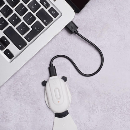 Gifts for Readers & Writers Rechargeable Book Light for Kids, Clip On Reading Light for Bed, 2in1 Flexilight Pals & Bookmark, 12 Hours of Light Once Charged, Includes USB Cable & 2 LED Lights, Dog