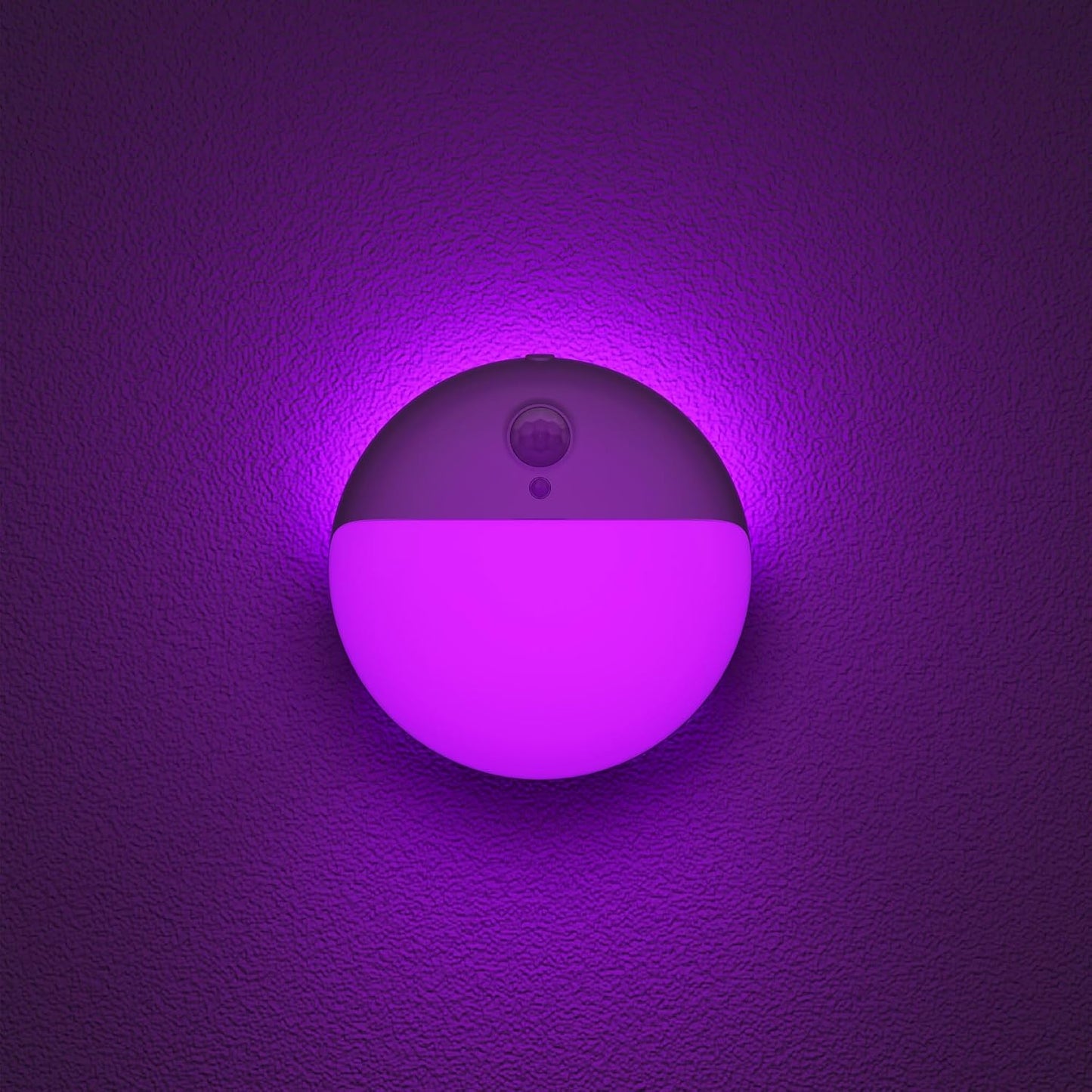 Small Motion Sensor Amber Night Light Battery Operated, Toilet Light | 2 Pack, 3 Modes, Dimmable 1-15lm, Dim Light Soft Glow, No Plug, Wireless Stick on Light for Bedroom, Sleep, Bathroom, Kids
