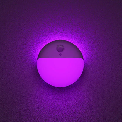 Small Motion Sensor Amber Night Light Battery Operated, Toilet Light | 2 Pack, 3 Modes, Dimmable 1-15lm, Dim Light Soft Glow, No Plug, Wireless Stick on Light for Bedroom, Sleep, Bathroom, Kids