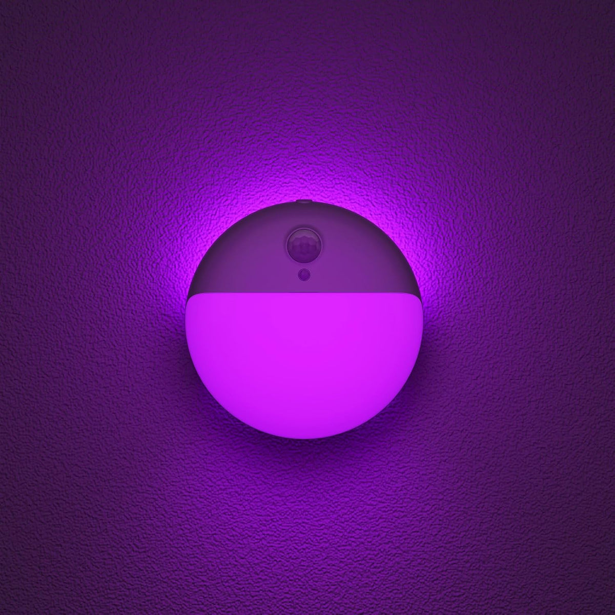 YUNLEX Small Motion Sensor Amber Night Light Battery Operated, Toilet Light