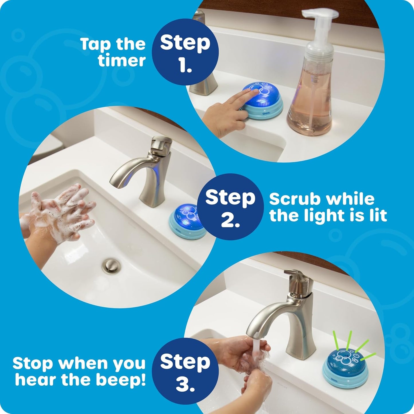 Learning Resources 20 Second Handwashing Timer - Visual Timer for Kids, Classroom Timers for Kids, Visual Timers for Handwashing | Visual Timer for Kids, Classroom Timers for Kids, Visual Timers for Handwashing