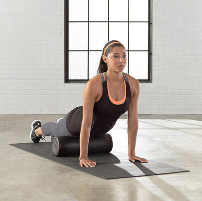 Amazon Basics High-Density Foam Roller for Exercise and Recovery, 18 Inches, Black