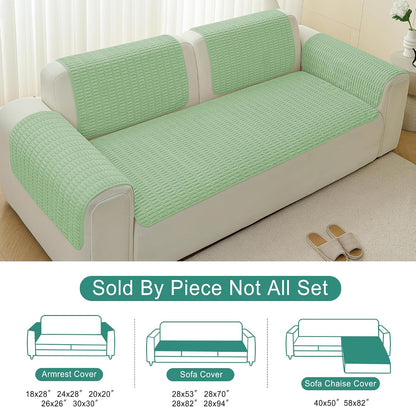 Foxdecor Couch Arm Covers for Sofa Arm Chair Covers Set of 2
