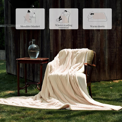 Texciting Heated Blanket 50"X60",Soft Electric Blanket,ETL Certified,Grey