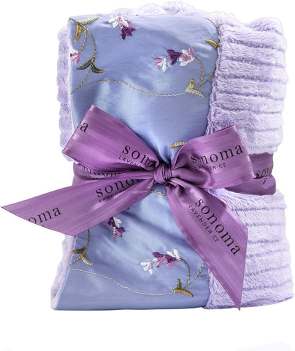 Sonoma Lavender Spa Heat Wrap for Neck, Shoulders and Lower Back, Microwaveable Lavender Aromatherapy Heating Pad, Removable and Washable Covers, Stress and Pain Relief (9" x 26", Lilac Dot)