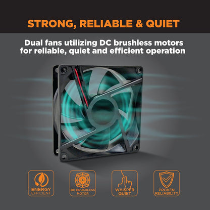 Suncourt Flush Fit Register Booster Fan, Adapter Plate, Brown (HC500-BPL)