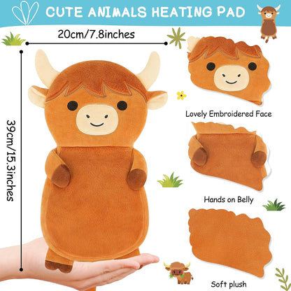 Microwave Heating Pad for Period Cramps,Otter Microwavable Heating Pad for Shoulder Neck Back Knee Pain Relief with Lavender Scented,Cute Otter Plush Toys Heat Pack for Women Kids Birthday