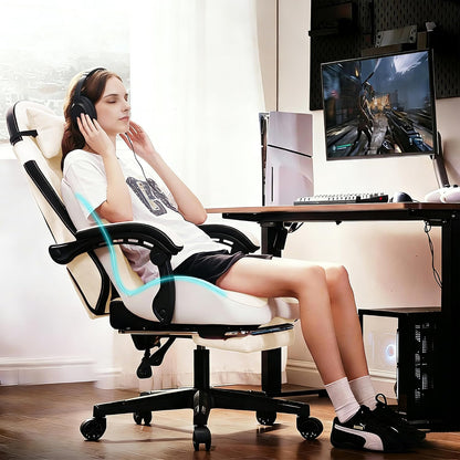 Seat Cushion for Office Chair, Ergonomic Cushion with Lumbar Support Pillow
