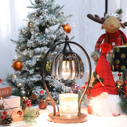GOODBUY Candle Warmer Lamp with Timer Dimmable: Electric Candle Warmer Birthday Gifts for Women Mom - Candle Lamp Warmer House Warming Gifts New Home Decor - Wax Warmer for Jar Candles with 2 Bulbs