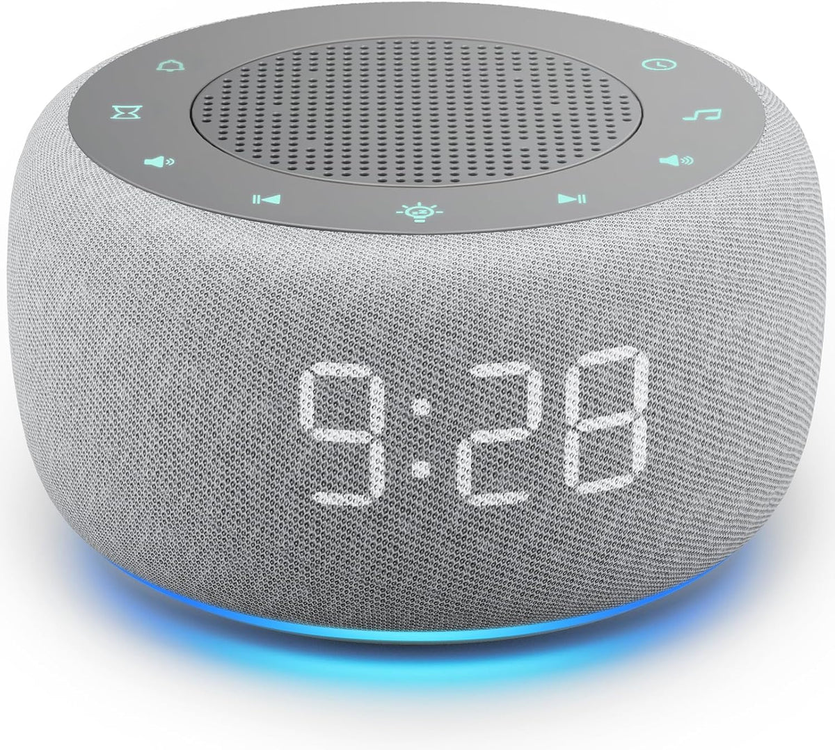 Buffbee Pro 2nd Gen| Sound Machine, Alarm Clock with Bluetooth Speaker