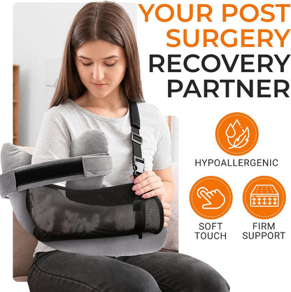 Shoulder Pillow - Arm & Rotator Cuff Pillow - Post Shoulder Surgery Support