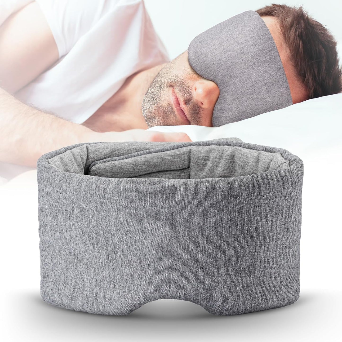 Silk Sleep Mask – 100% Mulberry Silk Eye Mask for Sleeping, Soft Slip Feel, Adjustable Headband, Blackout for Side Sleepers, Men & Women | Soft Slip Feel, Adjustable Headband, Blackout for Side Sleepers, Men & Women