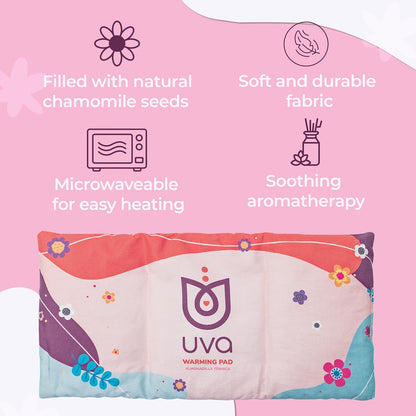 UVA Microwave Heating Pad for Cramps with Chamomile Seeds