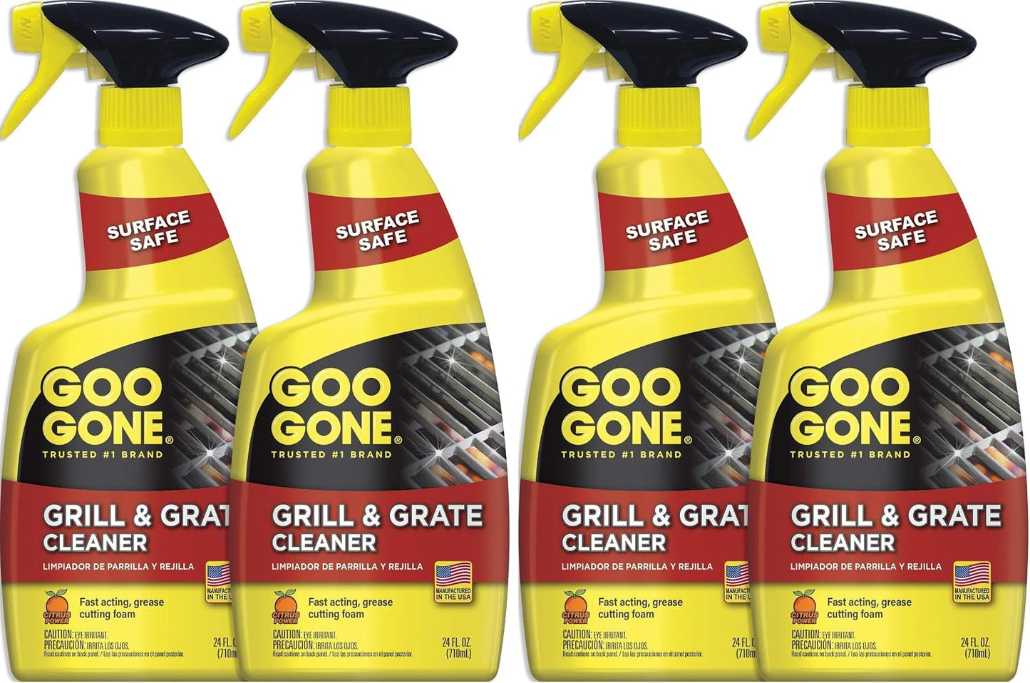 Goo Gone Grill and Grate Cleaner - 24 Ounce - Cleans Cooking Grates and Racks