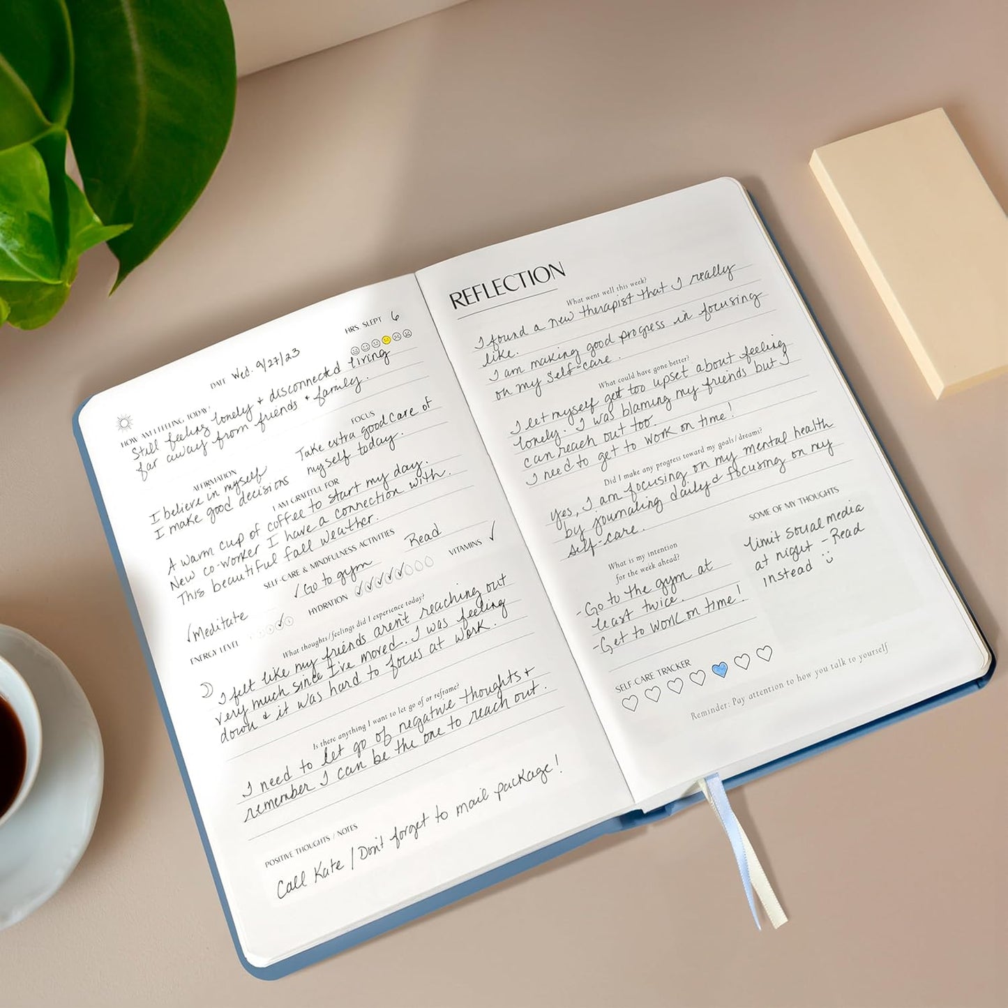 FINDING BALANCE Mental Health Journal – 6-Month Daily Journal with Prompts for Mindfulness, Self-Care & Healing – Anxiety & Depression Management – Hardcover