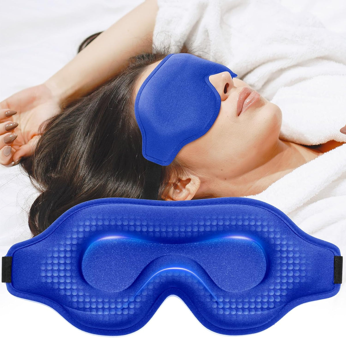 3D Weighted Eye Mask for Lash Extensions, Eye Covers for Sleep