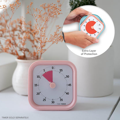 TIME TIMER Home MOD – 60-Minute Visual Timer Home Edition, Silent Operation Study Tool for Kids Desk, Homeschool Supplies, Office & Meetings (Fern Green)